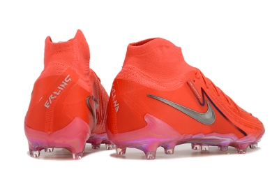 Nike Phantom Luna Elite AG High-Tops Football Boots - Red/Silver/Gold