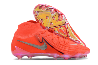 Nike Phantom Luna Elite AG High-Tops Football Boots - Red/Silver/Gold