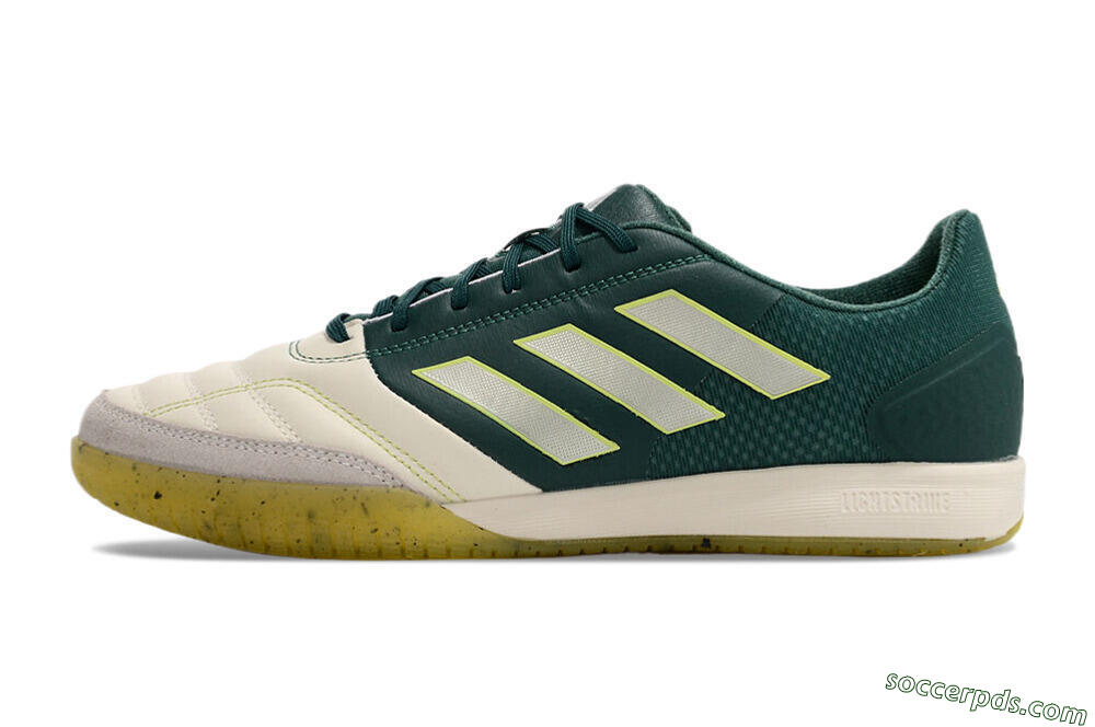Adidas Top Sala IC Low-Tops Football Shoes - Beige/Grey/Blue/Yellow 2