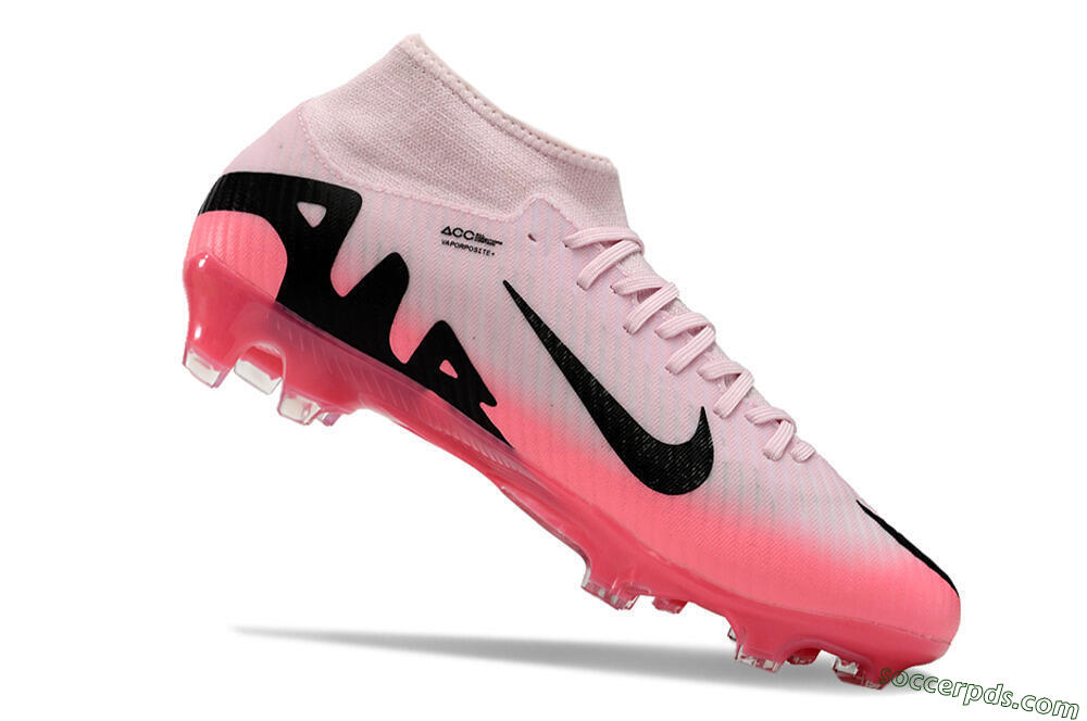 Nike Air Zoom Mercurial Superfly 9 Academy FG High-Tops Football Boots - Pink/Black 4