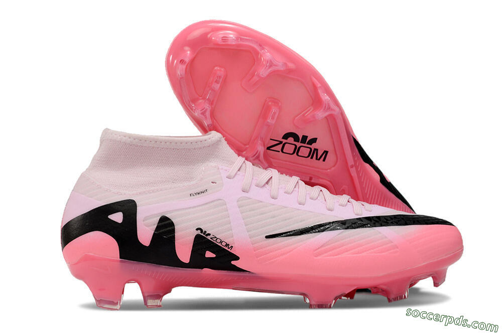 Nike Air Zoom Mercurial Superfly 9 Academy FG High-Tops Football Boots - Pink/Black 1