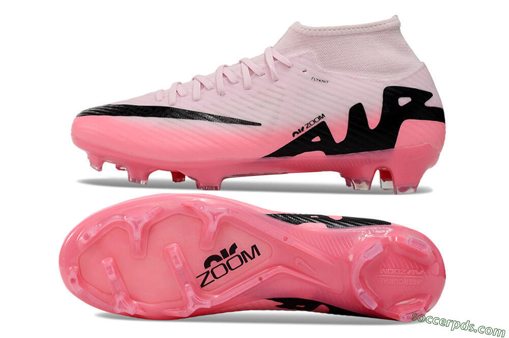 Nike Air Zoom Mercurial Superfly 9 Academy FG High-Tops Football Boots - Pink/Black 0