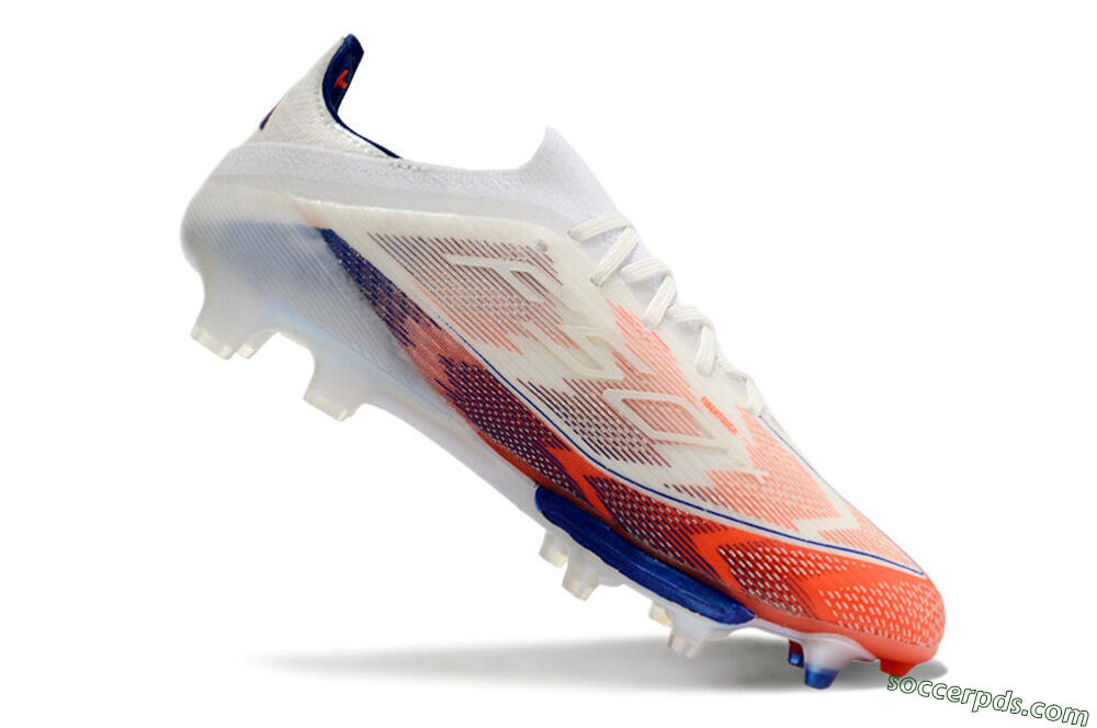 Adidas F50 Adizero FG Low-Tops Football Boots - Red/Blue/White 4