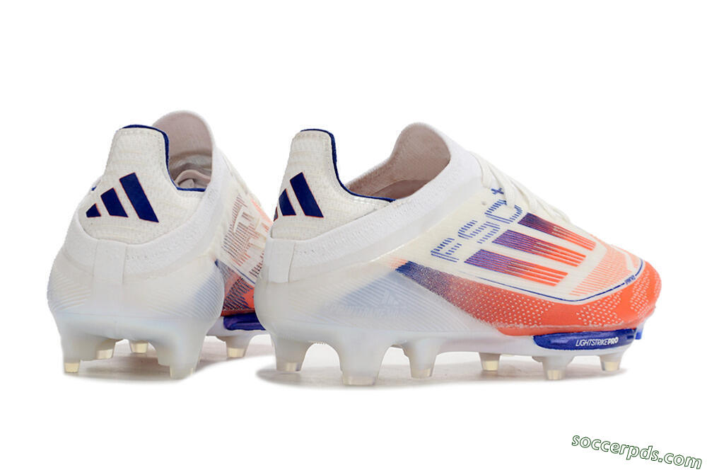 Adidas F50 Adizero FG Low-Tops Football Boots - Red/Blue/White 6