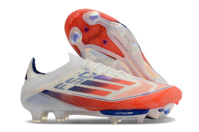 Adidas F50 Adizero FG Low-Tops Football Boots - Red/Blue/White