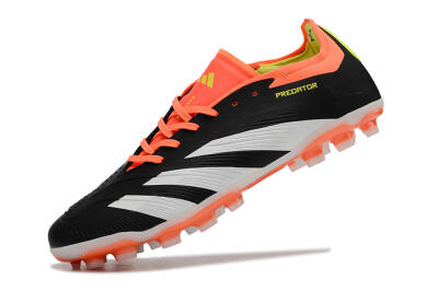 Adidas Predator 24 Elite AG Low-Tops Football Boots - Black/white/Red/Yellow