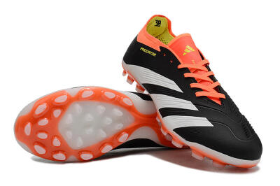 Adidas Predator 24 Elite AG Low-Tops Football Boots - Black/white/Red/Yellow
