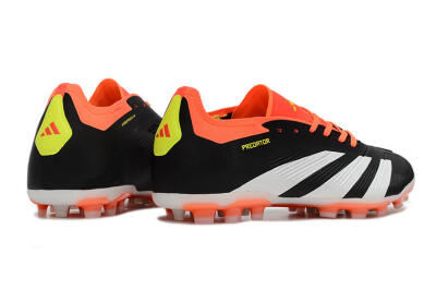 Adidas Predator 24 Elite AG Low-Tops Football Boots - Black/white/Red/Yellow