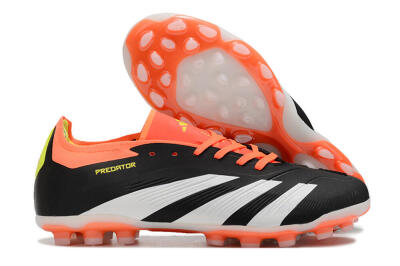 Adidas Predator 24 Elite AG Low-Tops Football Boots - Black/white/Red/Yellow