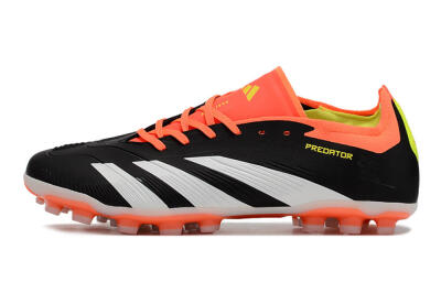 Adidas Predator 24 Elite AG Low-Tops Football Boots - Black/white/Red/Yellow
