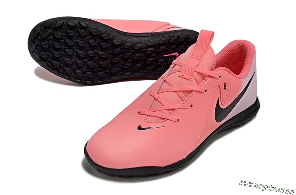 Nike Phantom GX 2 Acad LV8 TF Low-Tops Football Shoes - Red/Pink/Black 3