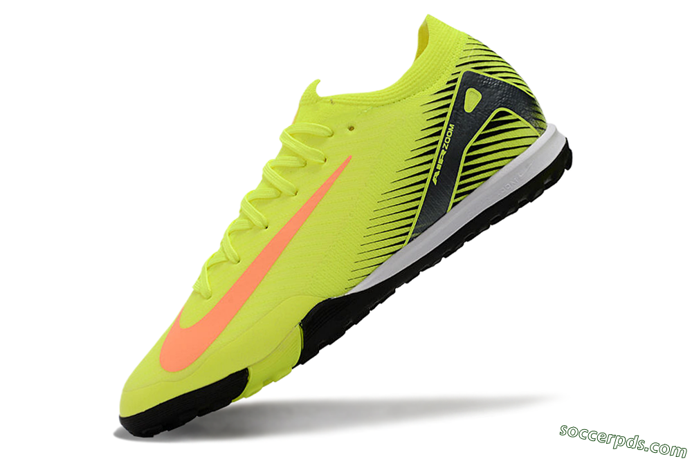 Nike Air Zoom Mercurial Vapor 16 Elite TF Low-Tops Football Shoes - Yellow/Red/White 5