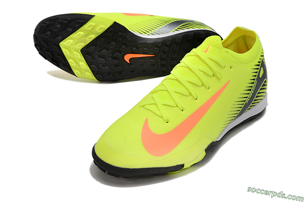 Nike Air Zoom Mercurial Vapor 16 Elite TF Low-Tops Football Shoes - Yellow/Red/White 3