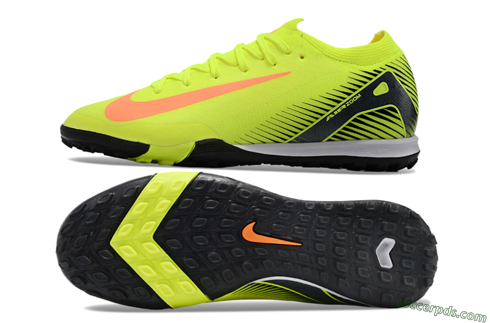 Nike Air Zoom Mercurial Vapor 16 Elite TF Low-Tops Football Shoes - Yellow/Red/White 0