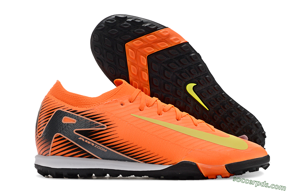 Nike Air Zoom Mercurial Vapor 16 Elite TF Low-Tops Football Shoes - Red/Yellow/Black 1
