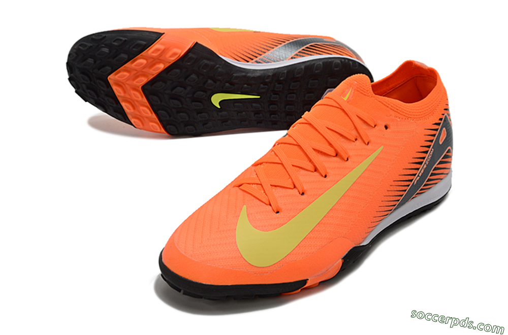 Nike Air Zoom Mercurial Vapor 16 Elite TF Low-Tops Football Shoes - Red/Yellow/Black 3