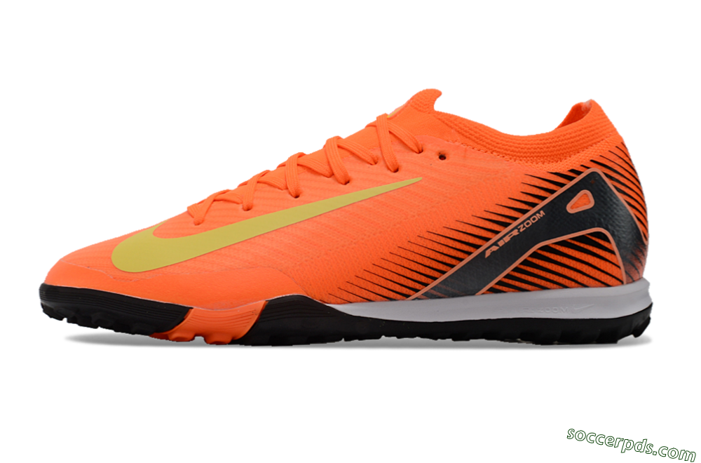 Nike Air Zoom Mercurial Vapor 16 Elite TF Low-Tops Football Shoes - Red/Yellow/Black 2