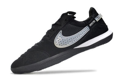 Nike Street Gato IC Low-Tops Football Shoes - Black/White