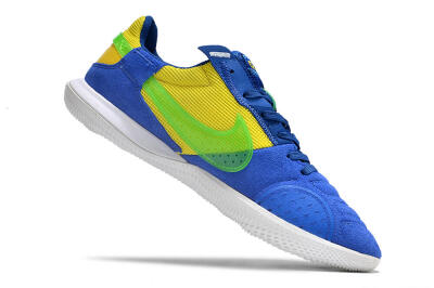 Nike Street Gato IC Low-Tops Football Shoes - Blue/Yellow/White