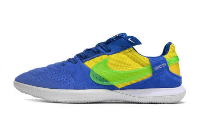 Nike Street Gato IC Low-Tops Football Shoes - Blue/Yellow/White