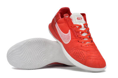 Nike Street Gato IC Low-Tops Football Shoes - Red/White