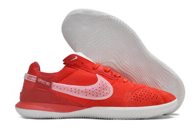 Nike Street Gato IC Low-Tops Football Shoes - Red/White