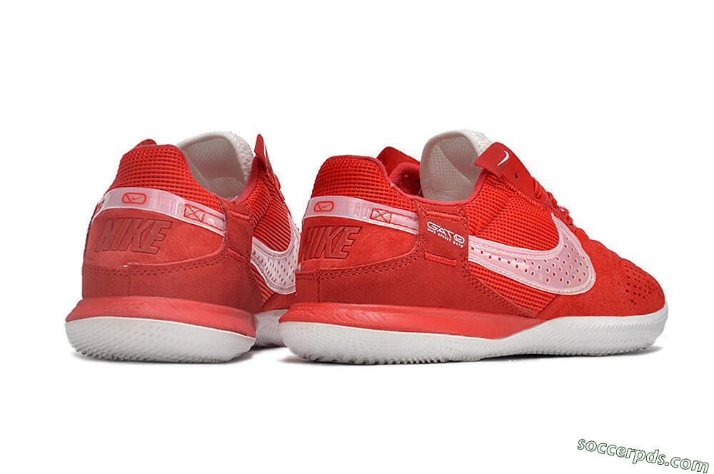 Nike Street Gato IC Low-Tops Football Shoes - Red/White 6