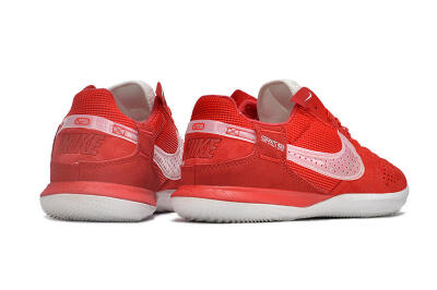 Nike Street Gato IC Low-Tops Football Shoes - Red/White