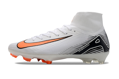 Nike Air Zoom Mercurial Superfly 10 Elite FG High-Tops Football Boots - White/Orange/Black