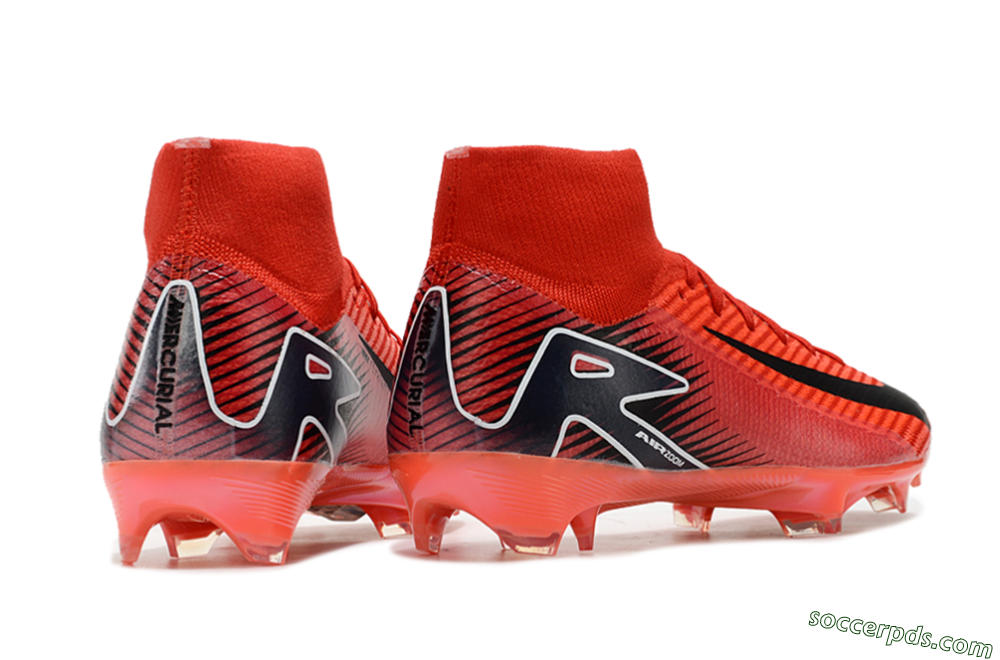 Nike Air Zoom Mercurial Superfly 10 Elite FG High-Tops Football Boots - Red/Black/White 6