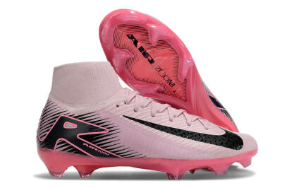Nike Air Zoom Mercurial Superfly 10 Elite FG High-Tops Football Boots - Pink/Black