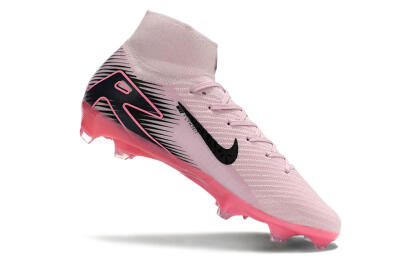 Nike Air Zoom Mercurial Superfly 10 Elite FG High-Tops Football Boots - Pink/Black