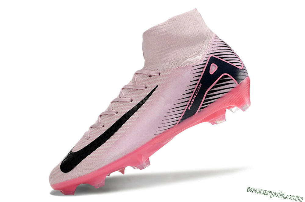 Nike Air Zoom Mercurial Superfly 10 Elite FG High-Tops Football Boots - Pink/Black 5