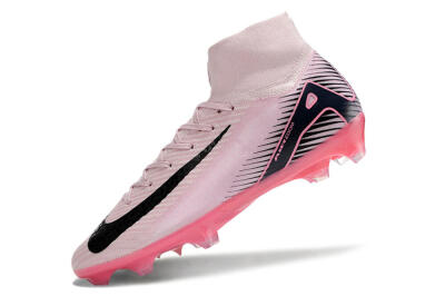 Nike Air Zoom Mercurial Superfly 10 Elite FG High-Tops Football Boots - Pink/Black