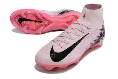 Nike Air Zoom Mercurial Superfly 10 Elite FG High-Tops Football Boots - Pink/Black