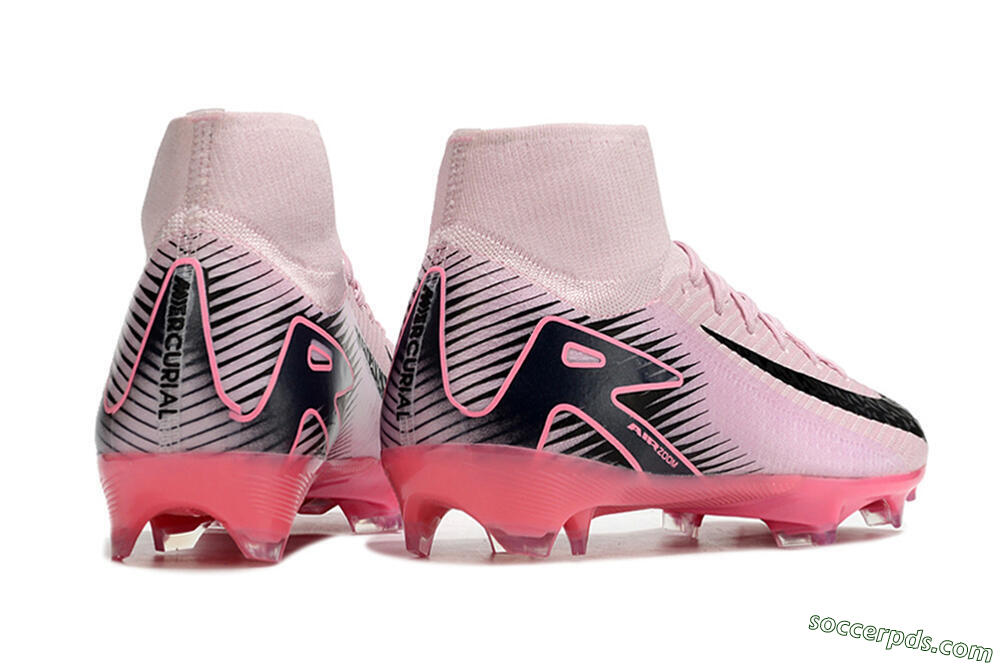 Nike Air Zoom Mercurial Superfly 10 Elite FG High-Tops Football Boots - Pink/Black 6
