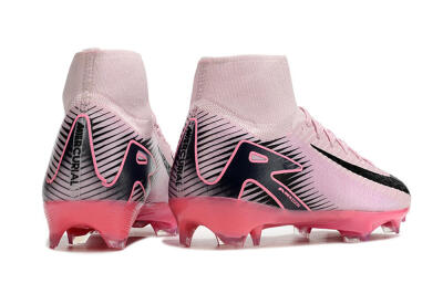 Nike Air Zoom Mercurial Superfly 10 Elite FG High-Tops Football Boots - Pink/Black