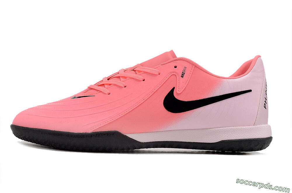 Nike Phantom GX 2 Acad LV8 IC Low-Tops Football Shoes - Red/Pink/Black 2