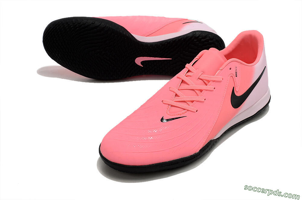 Nike Phantom GX 2 Acad LV8 IC Low-Tops Football Shoes - Red/Pink/Black 3