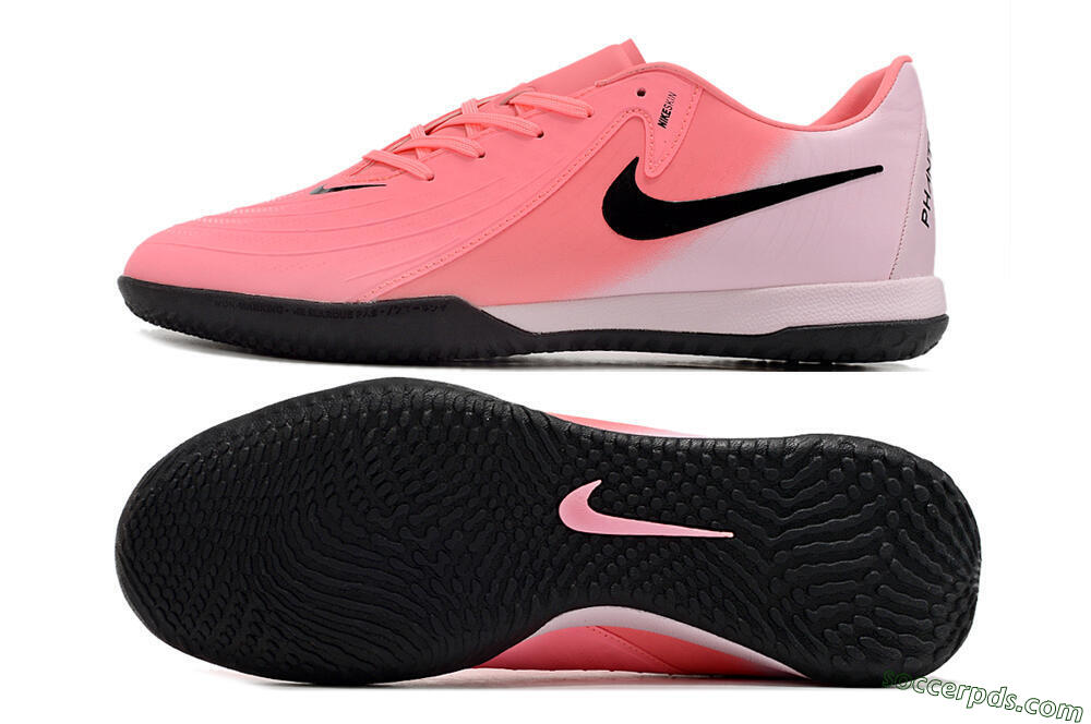 Nike Phantom GX 2 Acad LV8 IC Low-Tops Football Shoes - Red/Pink/Black 0