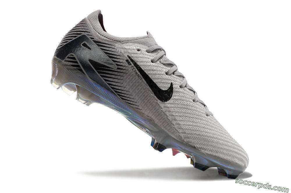 Nike Air Zoom Mercurial Vapor 16 Elite FG Low-Tops Football Boots - Grey/Black/Gold 4