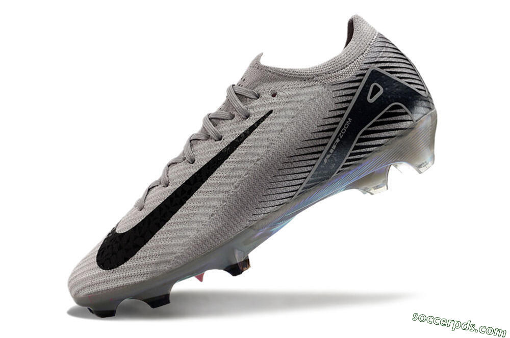 Nike Air Zoom Mercurial Vapor 16 Elite FG Low-Tops Football Boots - Grey/Black/Gold 5