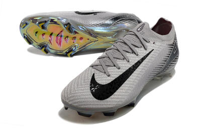 Nike Air Zoom Mercurial Vapor 16 Elite FG Low-Tops Football Boots - Grey/Black/Gold