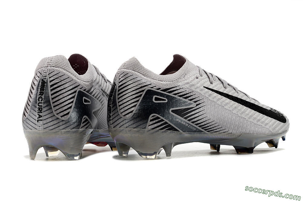 Nike Air Zoom Mercurial Vapor 16 Elite FG Low-Tops Football Boots - Grey/Black/Gold 6