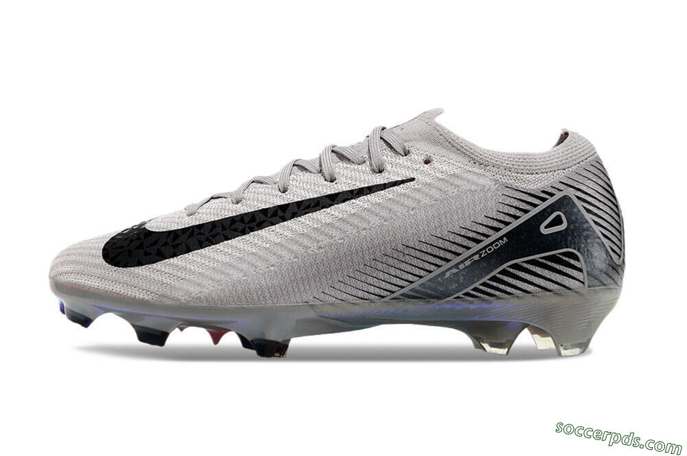 Nike Air Zoom Mercurial Vapor 16 Elite FG Low-Tops Football Boots - Grey/Black/Gold 2