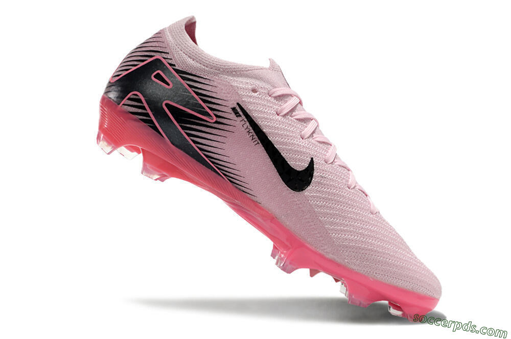 Nike Air Zoom Mercurial Vapor 16 Elite FG Low-Tops Football Boots - Pink/Black 4