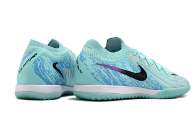 Nike Phantom GX 2 Elite IC Low-Tops Football Shoes - Jade/Black/Purple