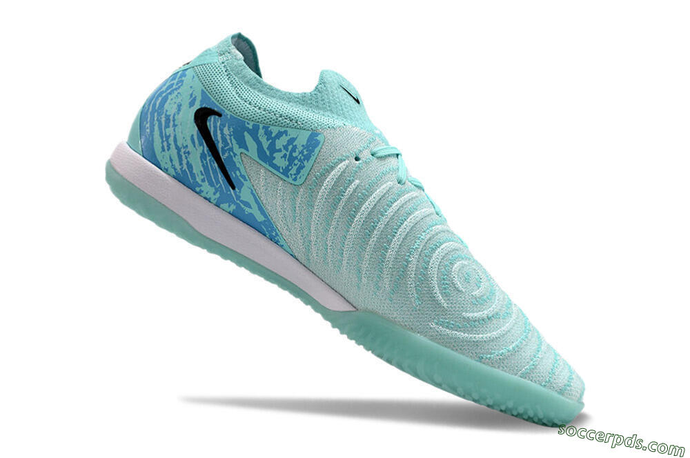 Nike Phantom GX 2 Elite IC Low-Tops Football Shoes - Jade/Black/Purple 4