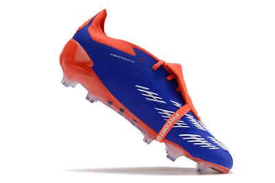 Adidas Predator Elite Foldover Tongue FG Low-Tops Football Boots - Blue/White/Red
