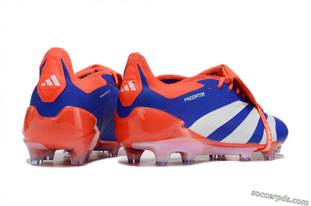 Adidas Predator Elite Foldover Tongue FG Low-Tops Football Boots - Blue/White/Red 6